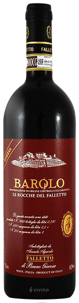 Bruno Giacosa Falletto Barolo Le Rocche del Falletto Riserva 2014