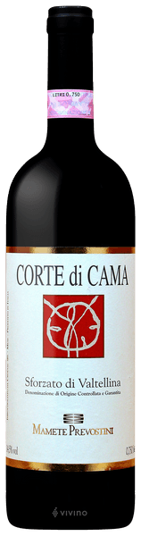Mamete Prevostini Corte di Cama Sforzato di Valtellina 2016