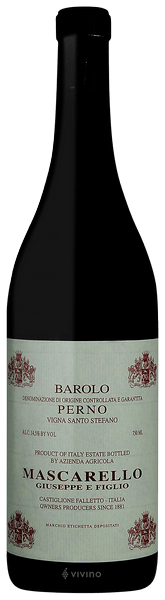 Mascarello Giuseppe e Figlio Barolo Santo Stefano di Perno 2014