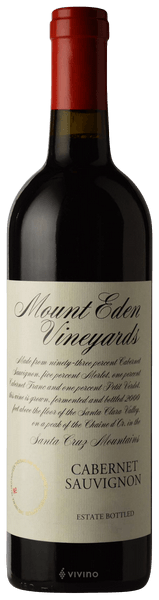 Mount Eden Vineyards Estate Cabernet Sauvignon 2012