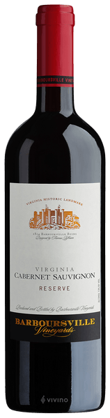 Barboursville Cabernet Sauvignon Reserve 2019