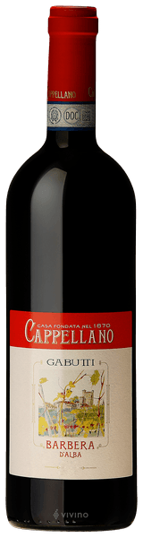 Cappellano Gabutti Barbera d'Alba 2014