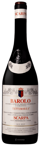 Scarpa Tettimorra Barolo 2016