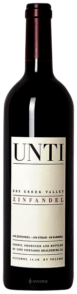 Unti Zinfandel 2017