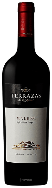 Terrazas de los Andes High Altitude Vineyards Malbec 2020