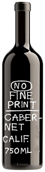No Fine Print Cabernet 2016