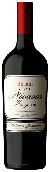 Catena Zapata Nicasia Vineyards Red Blend Cabernet Franc 2014
