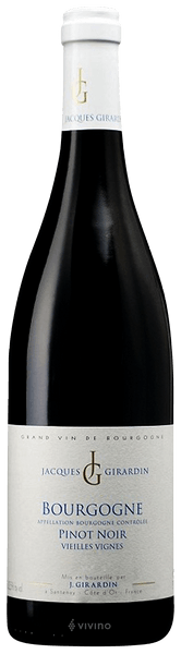 Jacques Girardin Vieilles Vignes Pinot Noir 2020