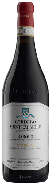 Cordero di Montezemolo Barolo Enrico VI 2016