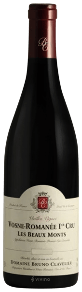 Domaine Bruno Clavelier Vieilles Vignes Vosne-Roman?e 1er Cru 'Les Beaux Monts' 2009